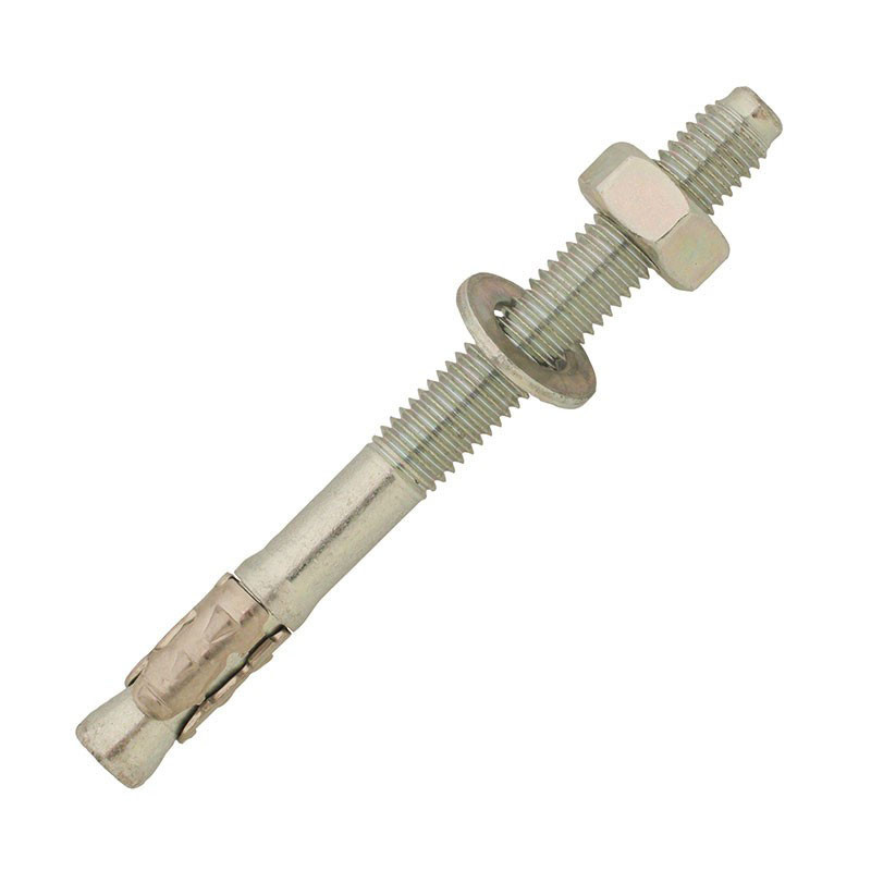 Goujon d’ancrage sismique acier zingué béton fissuré chantier