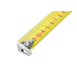 Mètre ruban antichoc professionnel pour mesures chantier BTP