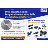 Offre Maçons AOD : disques diamant béton + outil offert