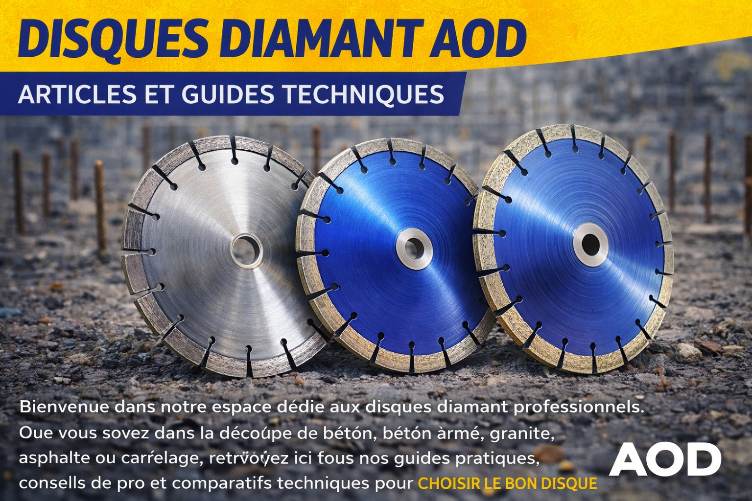 Disques diamant AOD