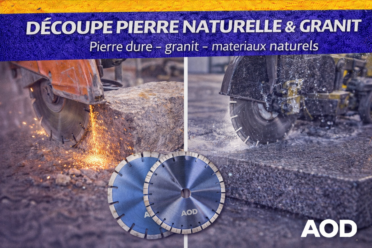 Découpe pierre naturelle & granit