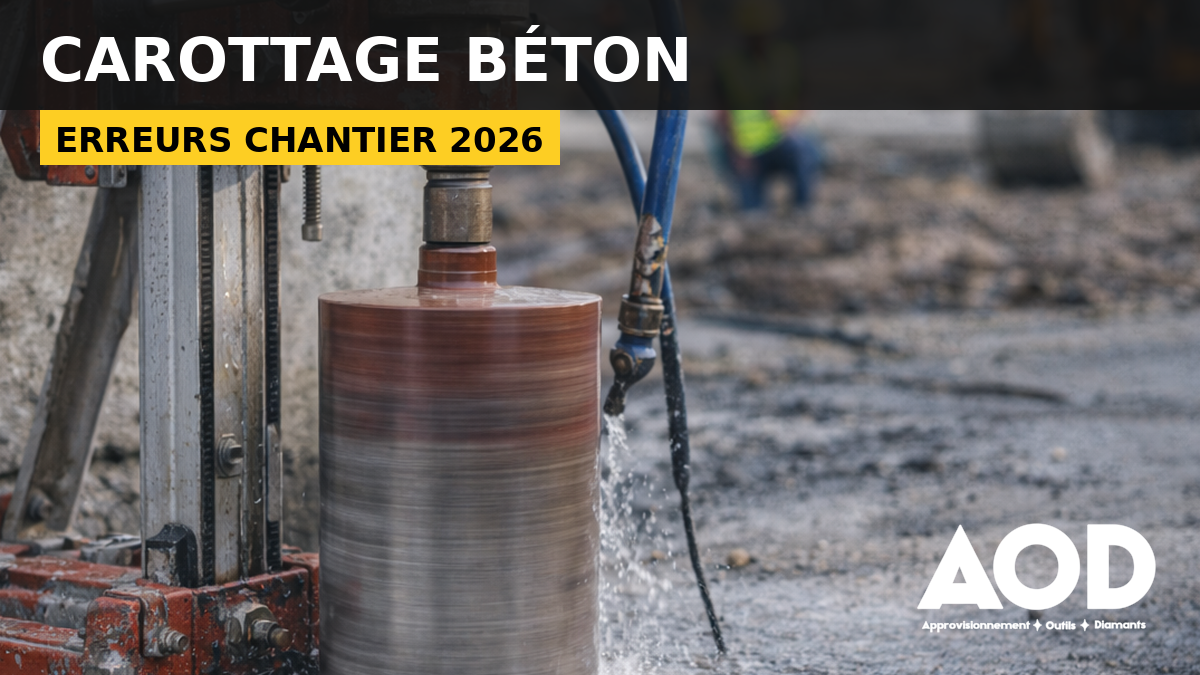 Carottage béton : les erreurs encore fréquentes qui compliquent les chantiers BTP en 2026