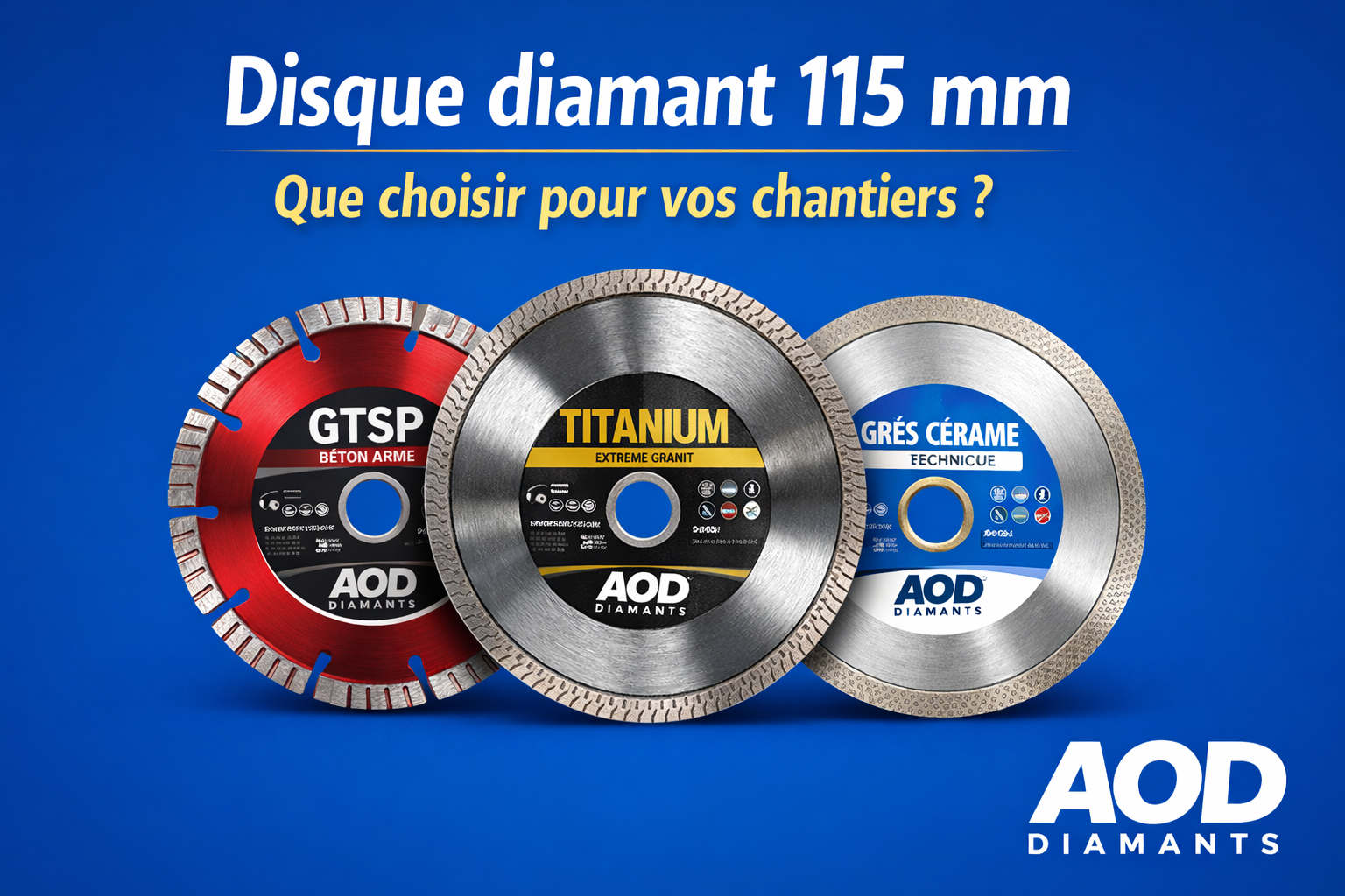 Disque diamant 115 mm : lequel choisir selon votre chantier ?