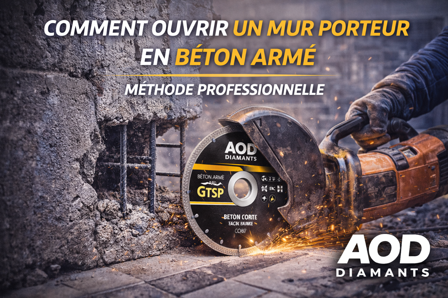 Comment ouvrir un mur porteur en béton armé : méthode professionnelle