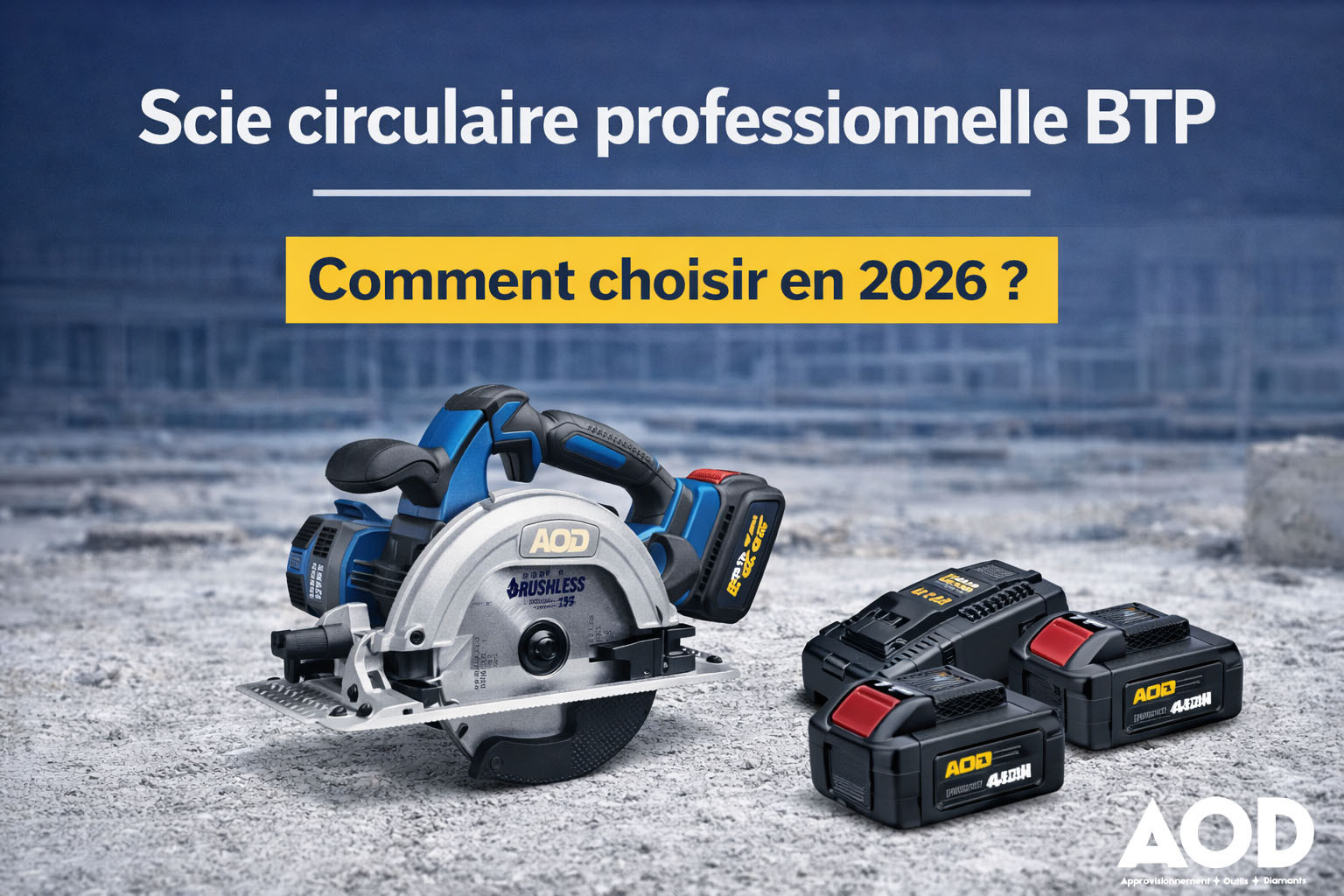 Scie circulaire professionnelle BTP : comment choisir en 2026 ?