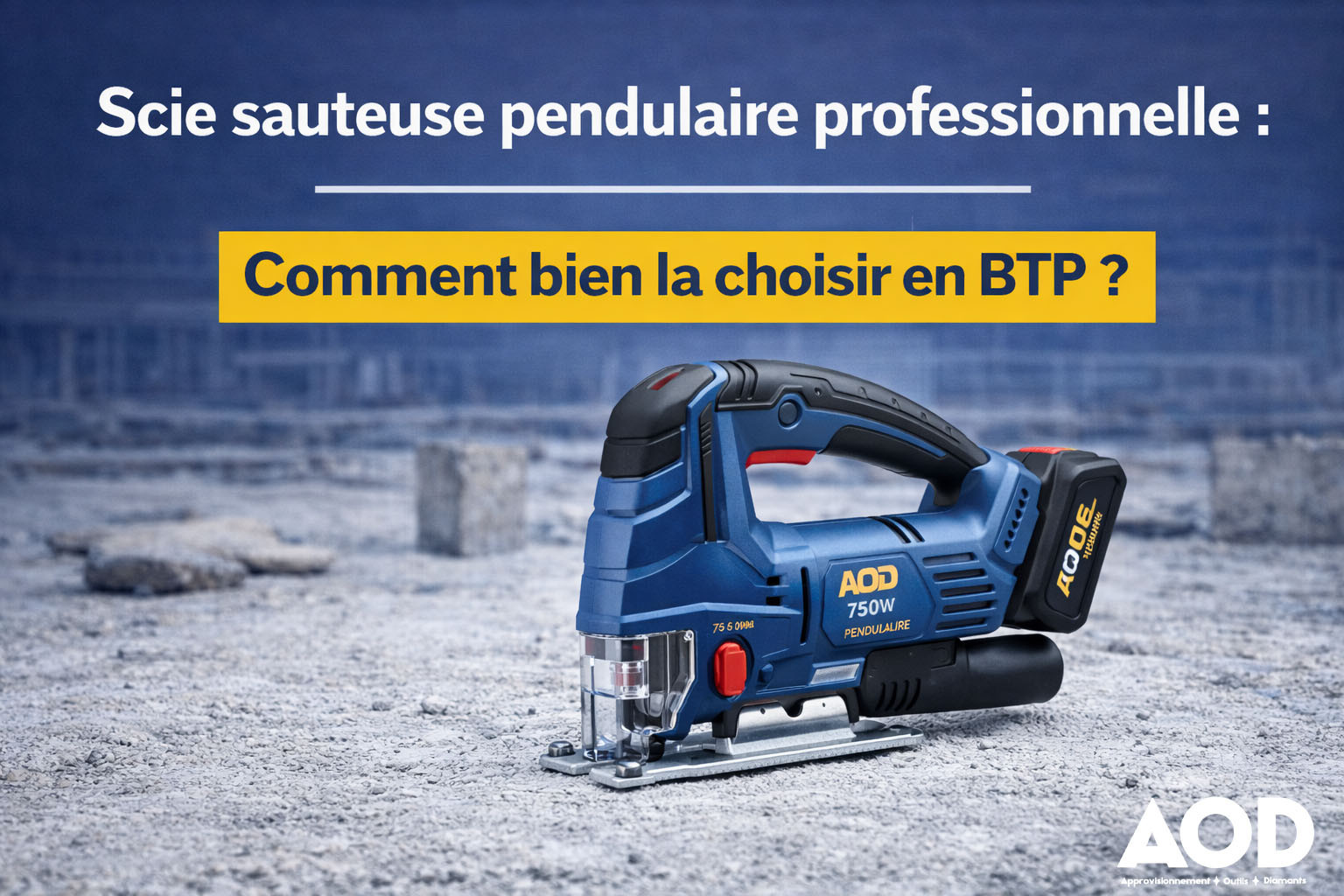 Scie sauteuse pendulaire professionnelle : comment bien la choisir en BTP ?